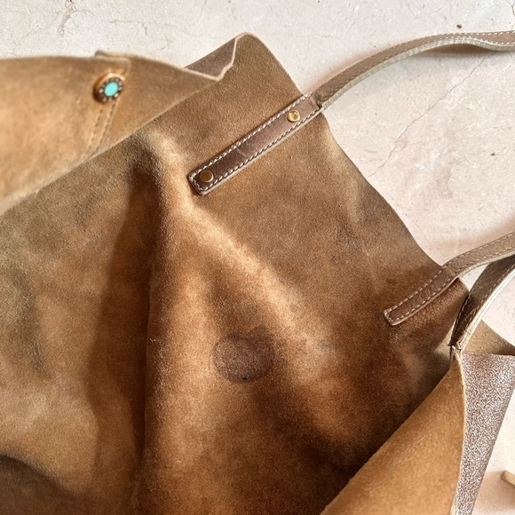 Authentic Tiffani & Co. metallic reversible tote - Picture 6 of 8